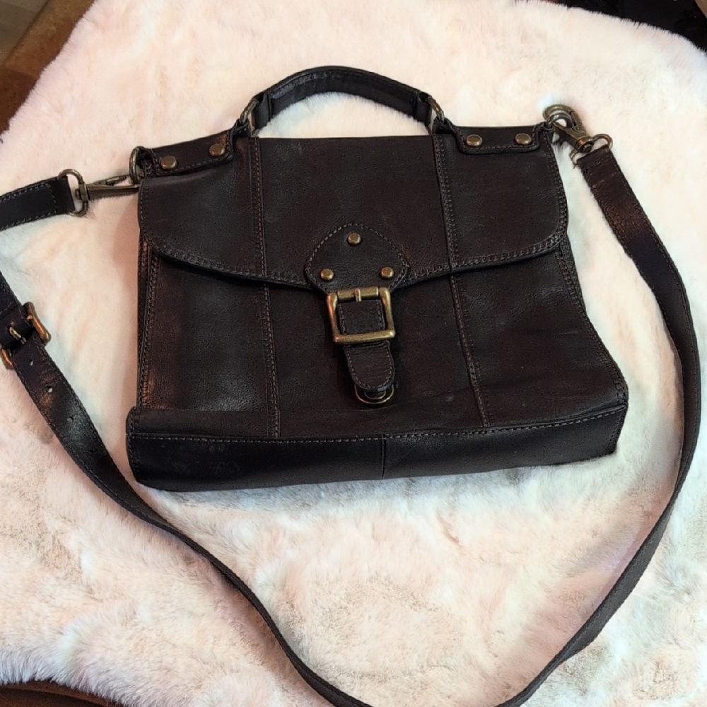 Fossil  Leather Crossbody Bag With Handle